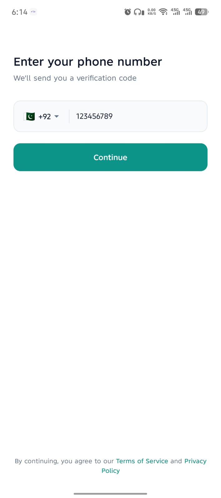 Ilaaj AI Login Screen